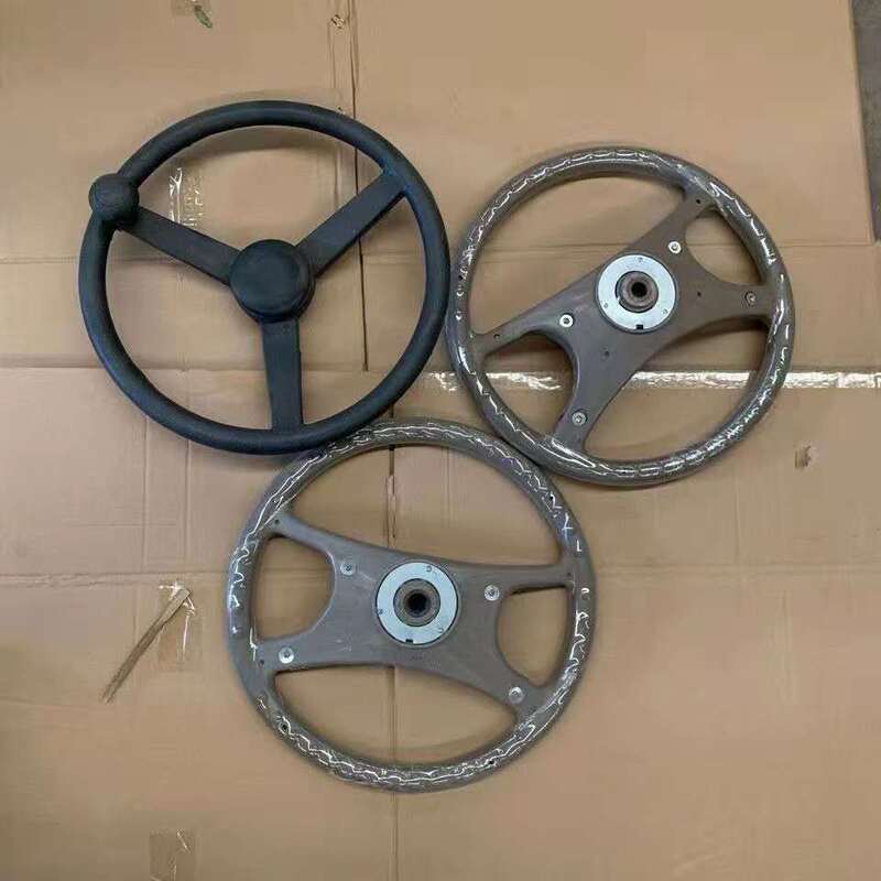 Three-Wheel Four-Wheel Tractor Accessories Three-Prong Steering Wheel Single-Key Large Hole Small Hole with Handball Spline Steering Wheel