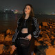 CHILDSOLDIER Autumn Reflective Striped Jacket Sports Men's Jacket Women's Trendy Brand Metaphor ແບບດຽວກັນ TERUEY