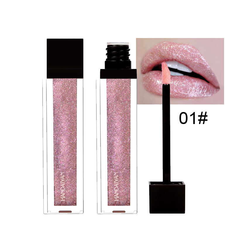 Pearlescent son bóng giữ ẩm sequin lớn sáng bóng phong cách châu Âu và Mỹ inso khuyên dùng pha lê lấp lánh - Son bóng / Liquid Rouge 	son bong dep	