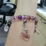 Изумрудная подвеска из кварца из воскового агата, застежка