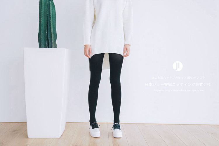 Quần legging nữ vớ 120D + micro áp lực hông hông mặt nạ trơn mờ chân váy skinny tất lười