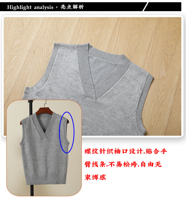 2018 phiên bản Hàn Quốc mới của áo len không tay đan ngắn vest nữ mùa xuân và mùa thu sang trọng mùa thu và áo len áo kiểu nữ đẹp 2021