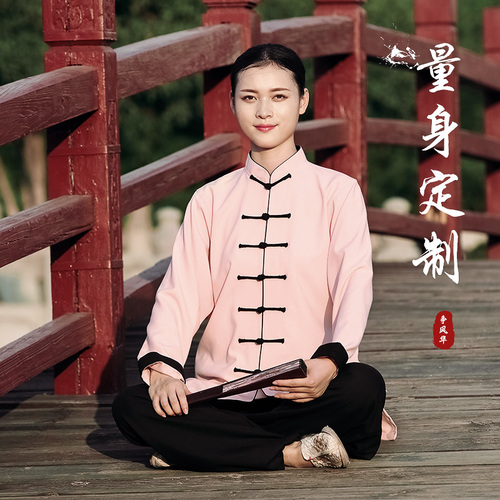 Tai chi clothing chinese kung fu uniforms Chinese style leisure Tai Chi Clothing clothing for men Tai Chi Clothingquan martial arts performance and training clothes for women Mianma in spring and autumn and winter
