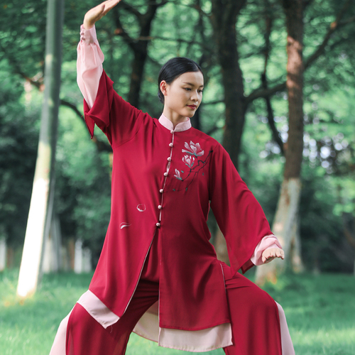 Tai chi clothing chinese kung fu uniforms Women new style elegant Tai Chi Clothingquan training clothing