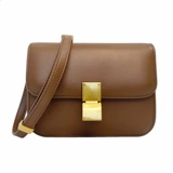 Сумка через плечо, Гонконг, из натуральной кожи, коллекция 2021, изысканный стиль