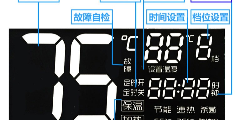 máy nước nóng Kang Jiahao vợ DSZF-50K3 bình đun nước nóng điện loại gia dụng siêu mỏng 50/60 lít 3000W tốc độ nhiệt nóng lạnh năng lượng mặt trời