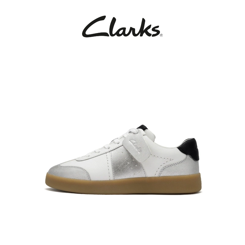 Qile Women's Shoes German Training Shoes Women's 2026 Spring and Autumn New Genuine Leather White Shoes Retro Versatile Casual Sneakers