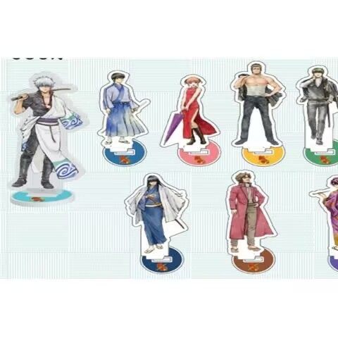 银魂周边花鸟风月亚克力立牌坂田银时神乐高杉晋助土方十四郎摆件评价