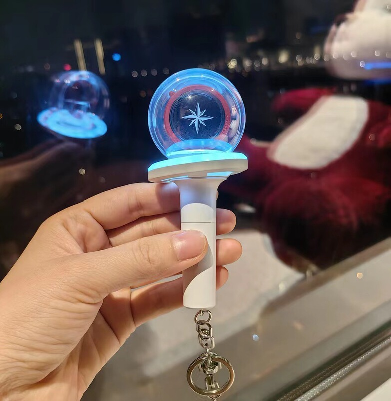 Star Group Stray Kids New Glow Stick Keychain Mini Cheering Light Pendant Same Style Merchandise