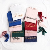 Красный банный халат для невесты, шелковая пижама, делается под заказ, для подружки невесты