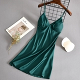 Летняя шелковая тонкая пижама, сексуальный топ с чашечками, городской стиль, облегающий крой