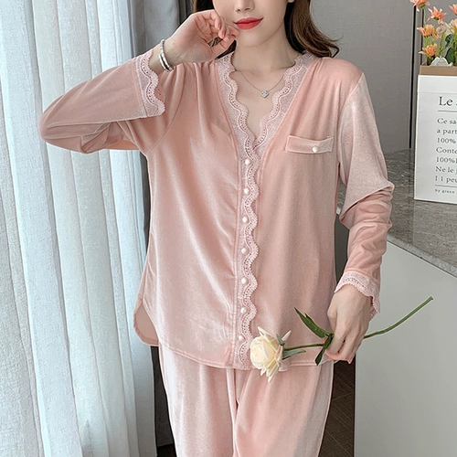 Бархатная зимняя пижама, демисезонный сексуальный лонгслив, комплект, коллекция 2022