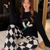 Зимняя пижама, осенний демисезонный коралловый бархатный комплект, коллекция 2022, увеличенная толщина