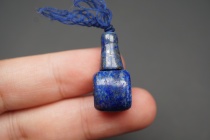 Old inventory decades old natural lapis lazuli three-way Buddha head Y955