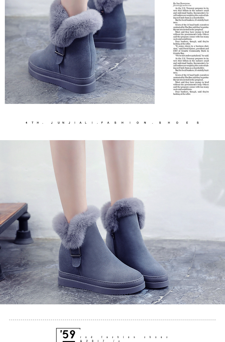 Bottes hiver pour femme en Caoutchouc - Ref 3245647 Image 15