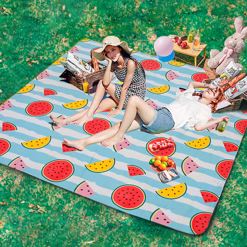 Picnic mat moisture-proof mat outdoor portable waterproof thickened picnic cloth spring travel mat picnic mat picnic mat ins wind