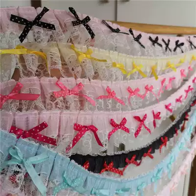 DIY handmade super good quality Loli series bow skirt wild doll clothing lace accessories