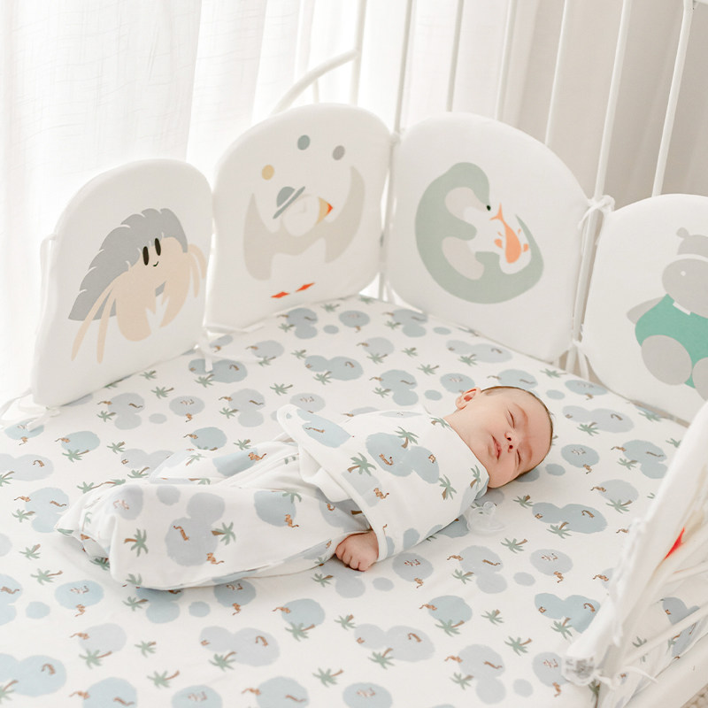 Nest Designs crib around organic cotton anti-collision baby protection around the fall cotton soft bag universal