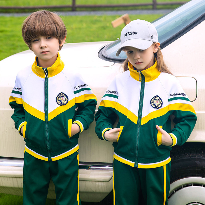 Children's Kindergarten Garden Clothing Spring Autumn Winter Clothing Sports Suit Two Sets Of Elementary School Uniforms New College Wind Class Clothes