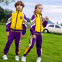 2021 primary school uniforms new autumn clothing kindergarten clothing set children's spring and autumn games class clothing two-piece set