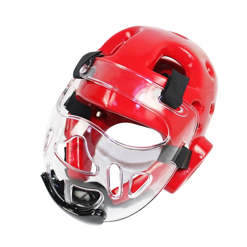 Детский шлем для тхэквондо, маска, съемное боксерское защитное снаряжение, цвет