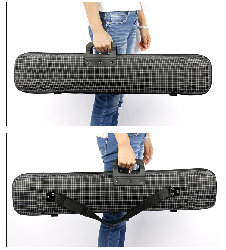 Erhu violin trường hợp cơ thể ánh sáng có thể được nâng trở lại ánh sáng không thấm nước và chịu áp lực đàn erhu hộp vuông erhu hộp phụ kiện nhạc cụ - Phụ kiện nhạc cụ dây đeo đàn
