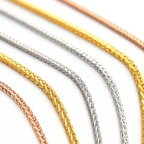 Veteran Jewels 18K Gold Necklace Gold Necklace Platinum Rose Gold Color Gold Men And Women Chopin Chain Pendant