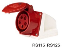  Industrial explosion-proof plug waterproof socket male and female docking high-power 5-core 16A32A factory price direct sales