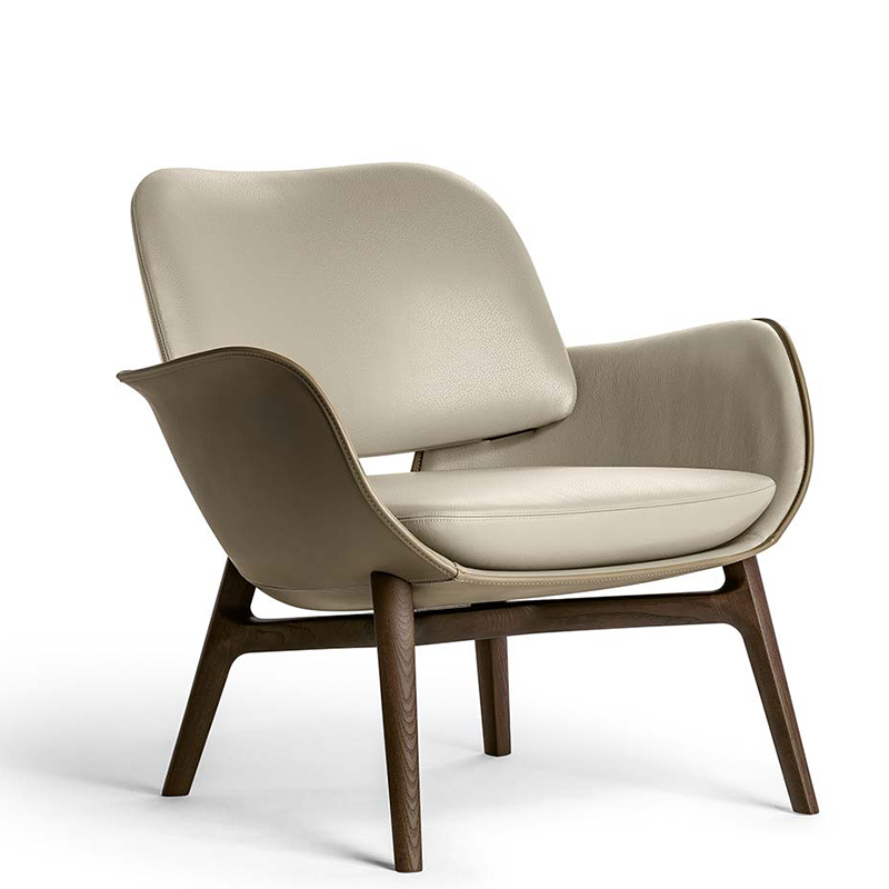 Barnt Martha Chair Milan Red Designer Leather Single Chair Living Room large and small household glass steel