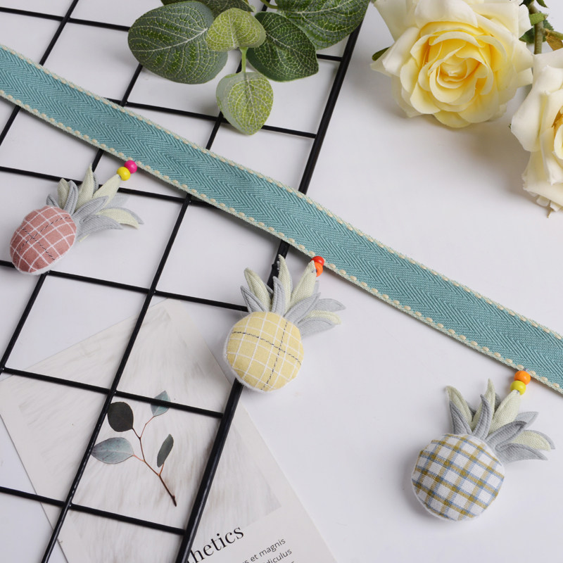 Children Lace Male main wind Curtains Lace Accessories Cartoon Woman Cute Pink Children Room Adornment Zero Cut