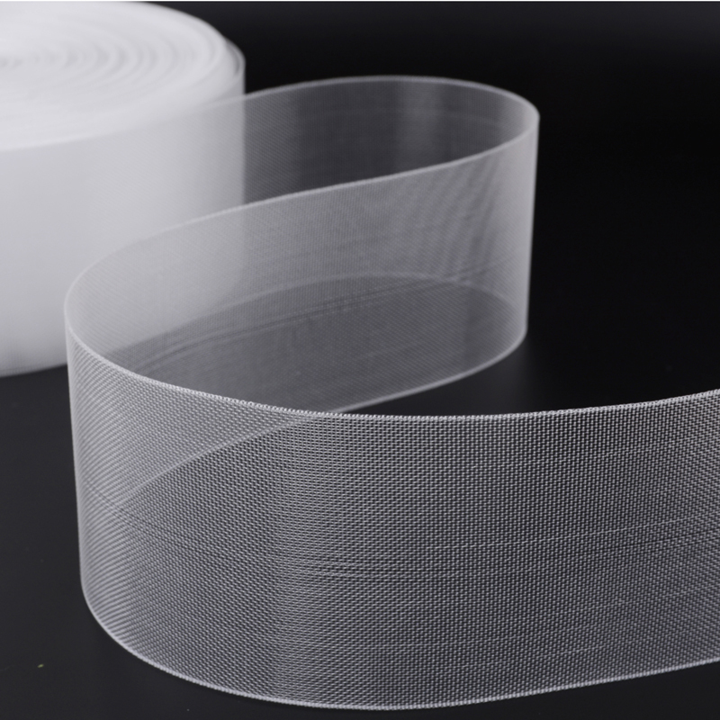 Curtain Accessories and Materials: Transparent Perforated Tape/Nylon Tape/Fishnet Fabric/South Korean-Style Fabric Tape, Direct Sales from the Manufacturer