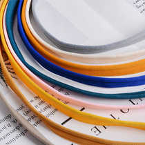 Curtain lace bedclothes Sleeping Clothes Holding Pillow Insert Sponge Core Wrapping Edge Rolling Edge Trim Strip Thread Half Rope Wrapped Side Teeth Rope