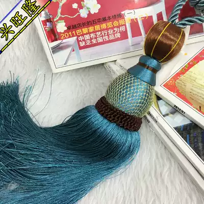 Factory direct sales) Gold wire mesh ball Curtain hook hanging ball tied ball tied rope hanging ball decorative tassel pendant