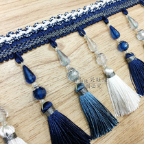 European style curtain lace accessories decorative accessories beads tassels curtain accessories high-end beads three-color tassels