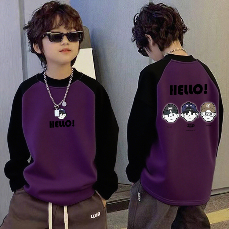 Boys' Long-Sleeved T-Shirt Autumn 2026 New Children's Spring and Autumn Pure Cotton Base Shirt Boys' Trendy Cartoon Top