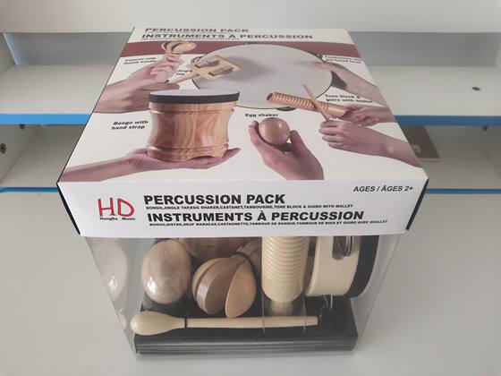 Export foreign trade original order/percussion instrument/Orff set/parent-child teaching aid 7-piece set box