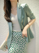 Canary kisser striped blazer womens 2021 Autumn New Fashion hanging slim triacetate suit