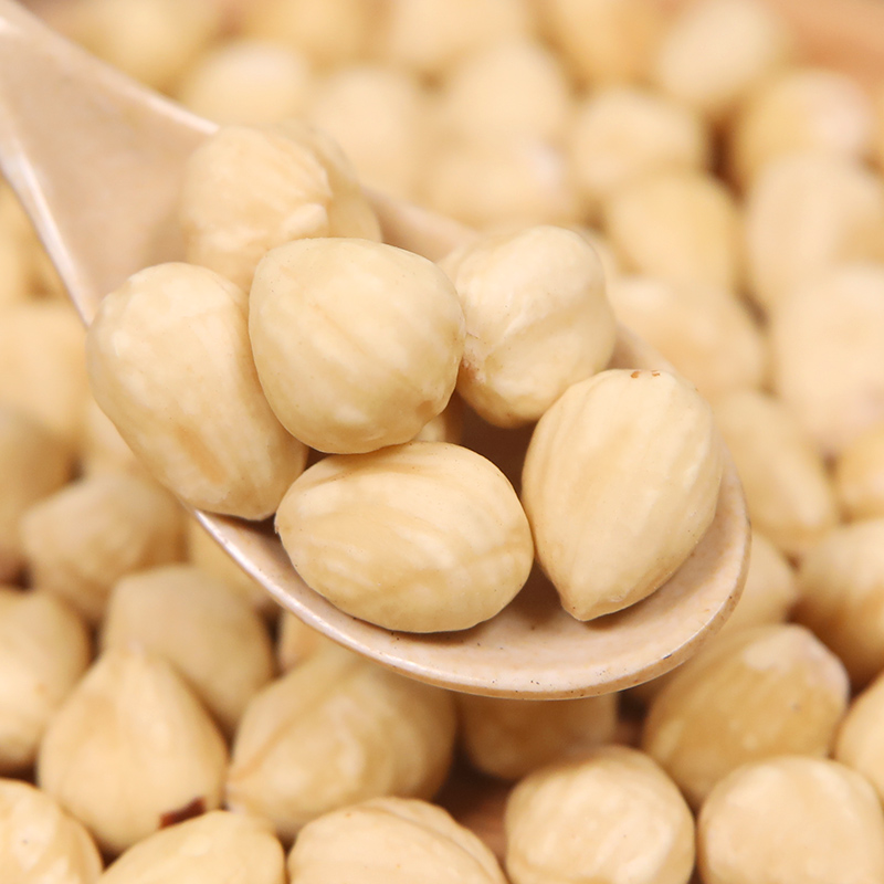 New goods imported hulled peeled hazelnut kernels 500g original raw cooked roasted pregnant women fresh nut snacks