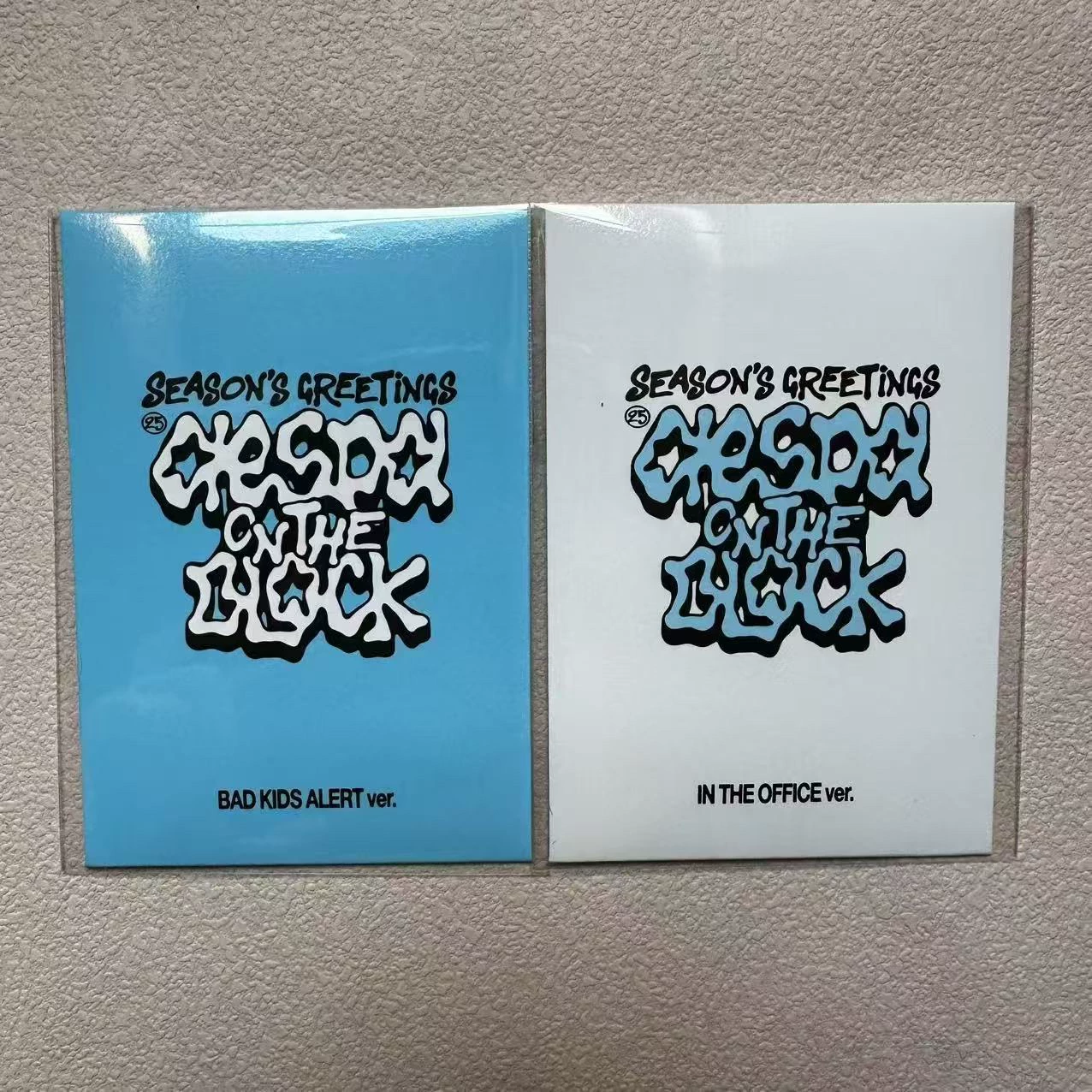 Настольный календарь (Aespa) 2025 с маленькой случайной фото-картой, 1/3/5 шт., в ассортименте