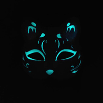 Luminous Fox cat face mask Japanese style and wind hand mask