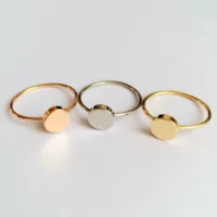 Nhẫn đồng tinh tế mịn màng siêu sáng nhẫn nhẫn sáng nhẫn Trang sức thời trang bán buôn tùy chỉnh Nhẫn đơn giản mẫu nhẫn nam đẹp