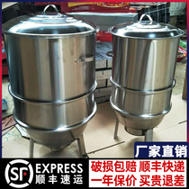 Stainless steel hanging stove smokeless barbecue furnace commercial skewers braised barbecue stove roasted chicken duck and goose roasted lamb legs hanging oven