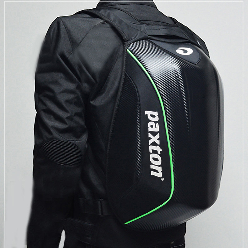 Motorcycle large capacity simple backpack biker helmet full helmet pack knight travel waterproof hard shell computer backpack