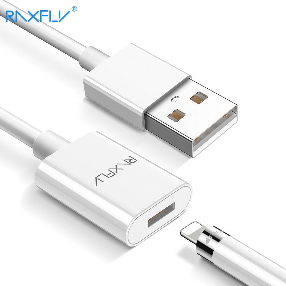 Apply Apple Pencil12 generation capacitive pen pencil lightning mother head switching USB extension wire charging wire