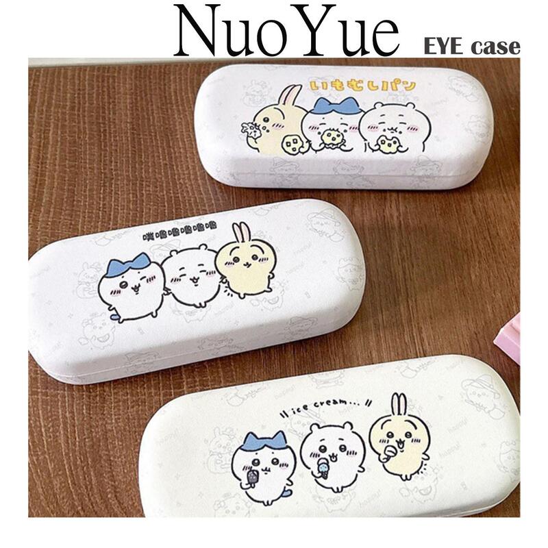 Portable Glasses Case for Women ins Magnetic Closure Eye Box Cartoon Sunglasses Storage Box Anti-Pressure Cute for Students