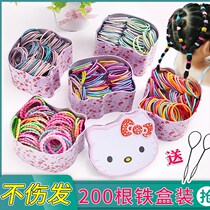  Trinkets wholesale department store Yiwu childrens rubber band does not hurt hair girl head rope Korean baby hair accessories hair ring tie hair