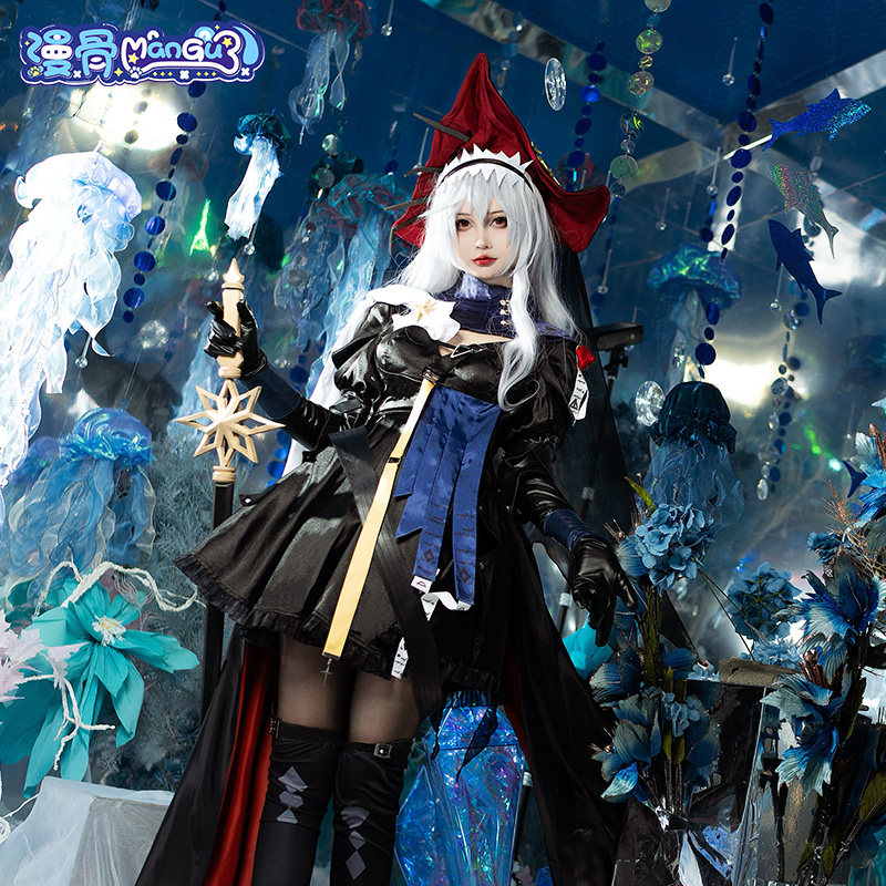 【清仓】漫骨明日方舟归溟幽灵鲨cos生而为一 黑键c服cosplay全套，你还在等什么？_Cosplay女装_淘宝游戏网