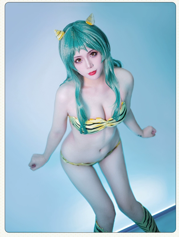 Mangu Ngôi Sao May Mắn cậu bé Ram cos phù hợp với ma công chúa áo tắm cosplay anime sexy trang phục nữ bộ hoàn chỉnh