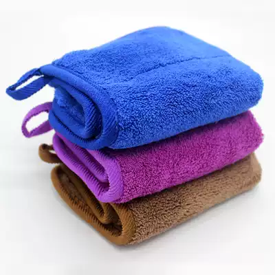 Double-layer thickened kitchen rag absorbent non-hair dishwashing towel wash car wipe table wipe floor housework cleaning cloth