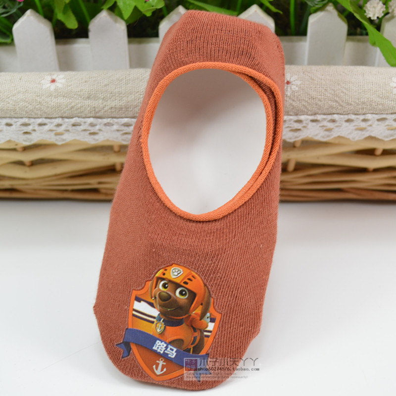 18 mùa xuân và mùa hè phim hoạt hình mới Wang Wang đội trẻ em của non-slip vớ sàn nam giới và phụ nữ kho báu vớ thuyền chống lại off với vớ vớ vô hình shop bán đồ trẻ em